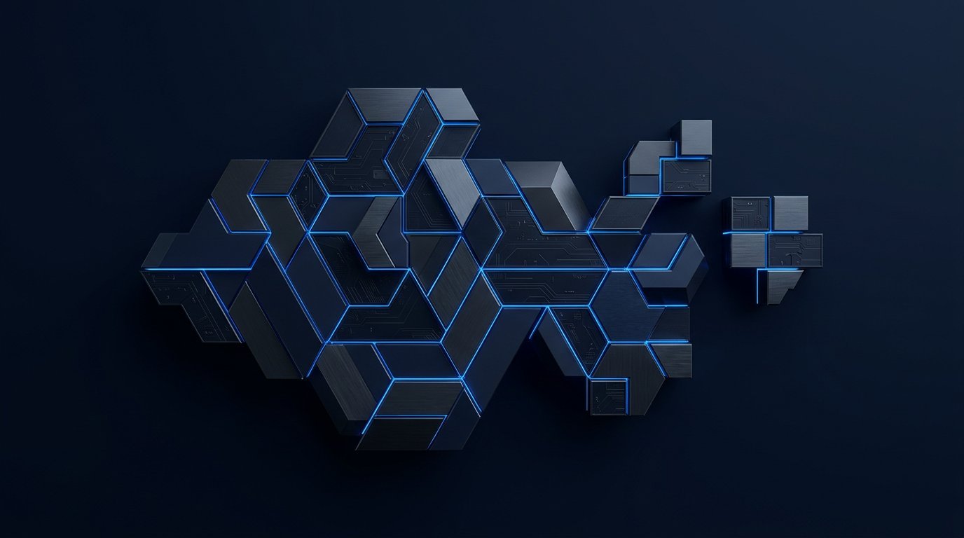 Piezas de software a medida encajando según las necesidades de la empresa